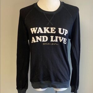 Spiritual Gangster Black and Gold Sweatshirt